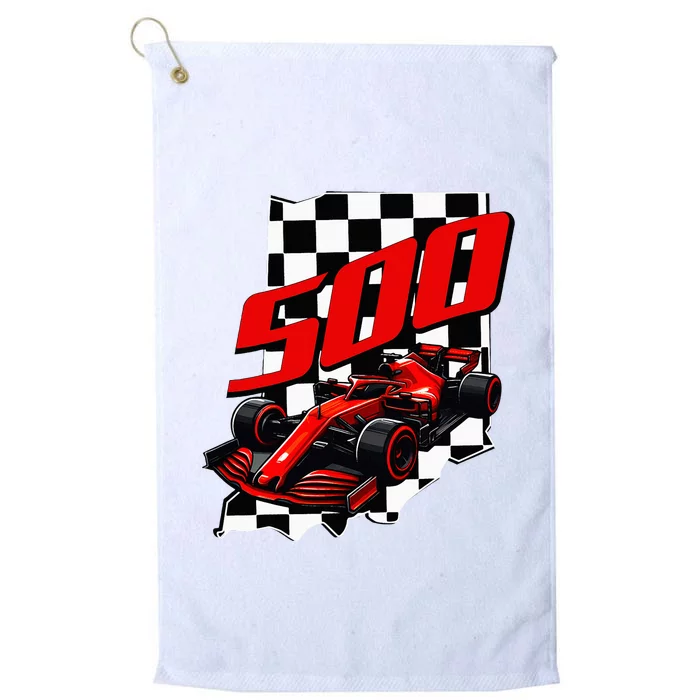 Indianapolis Indiana State 500 Race Car Platinum Collection Golf Towel