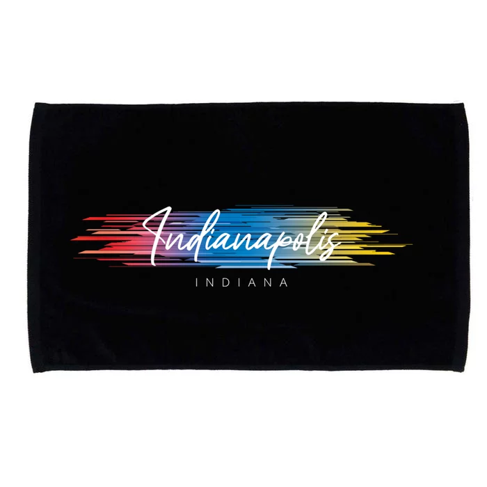 Indianapolis Indiana Souvenir Gift Microfiber Hand Towel