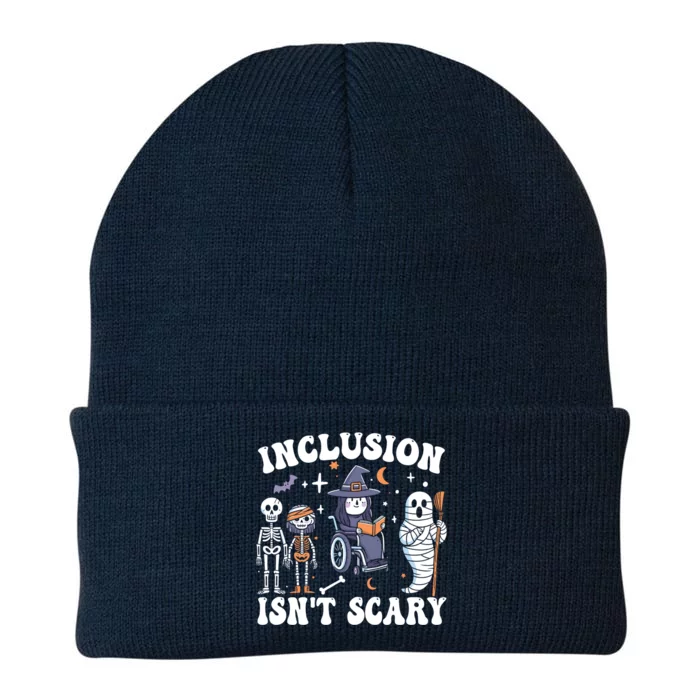 Inclusion IsnT Scary Slp Halloween Sped Teacher Ghost Mummy Knit Cap Winter Beanie