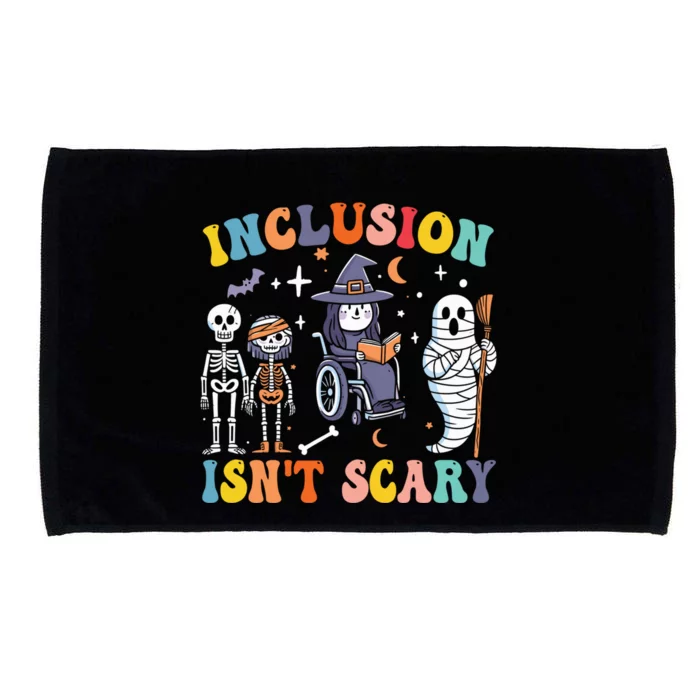 Inclusion IsnT Scary Slp Halloween Sped Teacher Ghost Mummy Microfiber Hand Towel