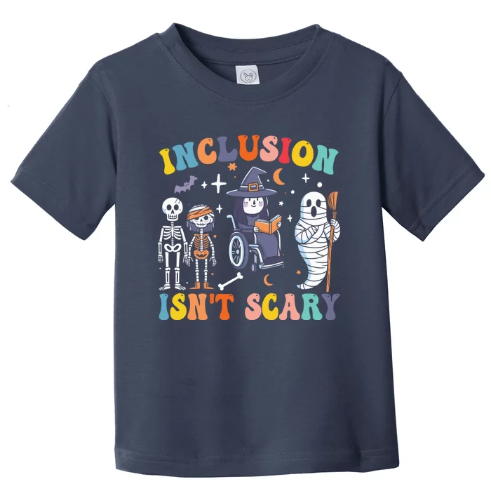 Inclusion IsnT Scary Slp Halloween Sped Teacher Ghost Mummy Toddler T-Shirt