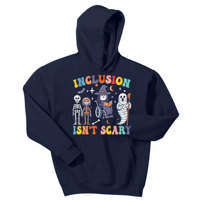 Inclusion IsnT Scary Slp Halloween Sped Teacher Ghost Mummy Kids Hoodie