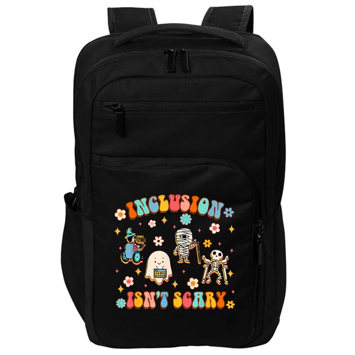 Inclusion IsnT Scary Slp Halloween Sped Teacher Impact Tech Backpack