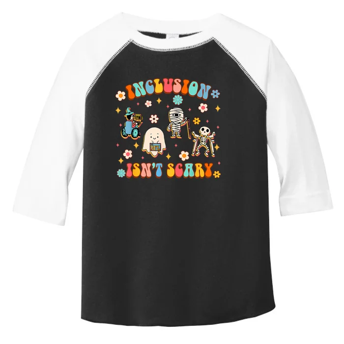 Inclusion IsnT Scary Slp Halloween Sped Teacher Toddler Fine Jersey T-Shirt