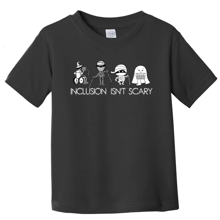 Inclusion IsnT Scary Slp Halloween Sped Teacher Ghost Mummy Toddler T-Shirt