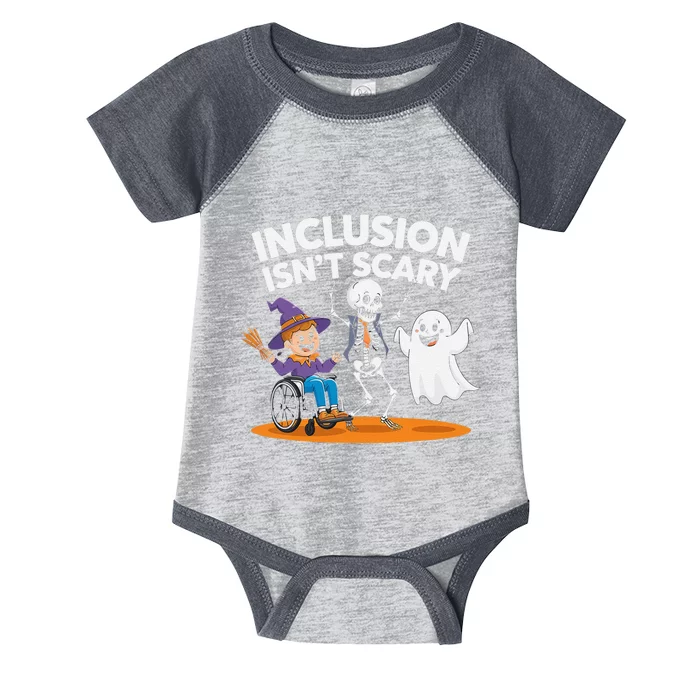 Inclusion IsnT Scary Halloween Fun Infant Baby Jersey Bodysuit