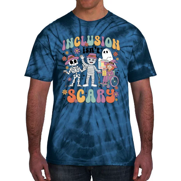 Inclusion IsnT Scary Slp Halloween Tie-Dye T-Shirt