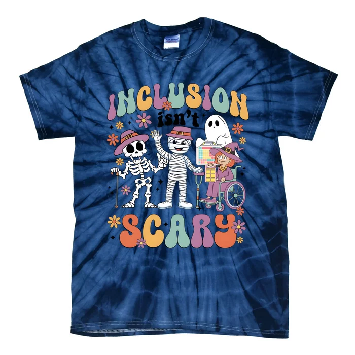 Inclusion IsnT Scary Slp Halloween Tie-Dye T-Shirt