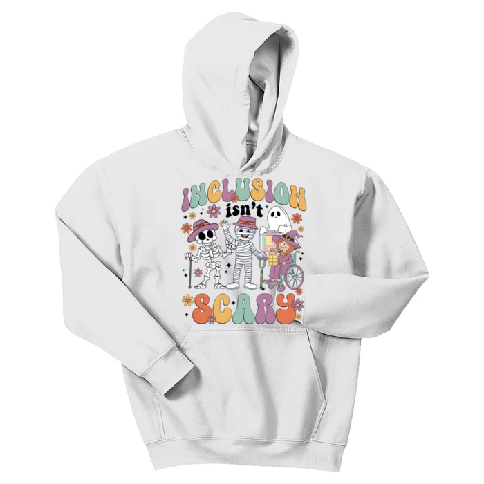 Inclusion IsnT Scary Slp Halloween Kids Hoodie