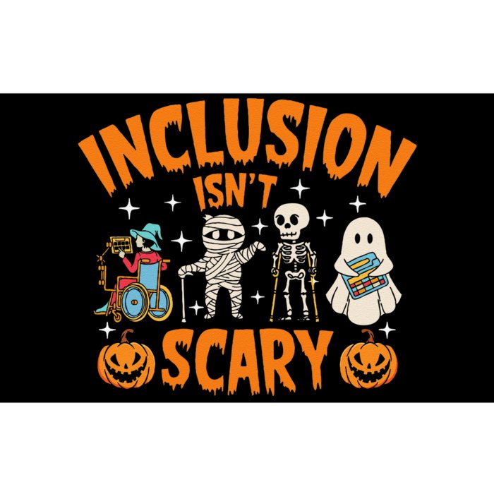 Inclusion Isnt Scary Halloween Awareness Gift Bumper Sticker