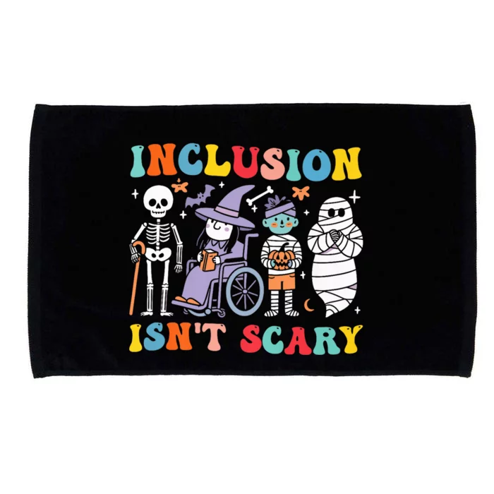 Inclusion IsnT Scary Slp Halloween Sped Teacher Ghost Mummy Microfiber Hand Towel