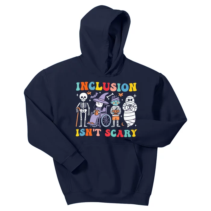 Inclusion IsnT Scary Slp Halloween Sped Teacher Ghost Mummy Kids Hoodie