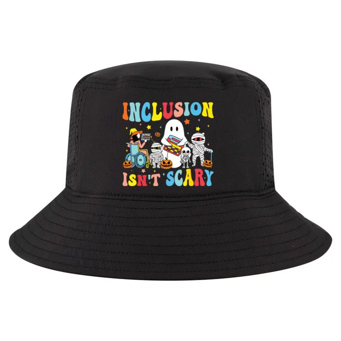 Inclusion IsnT Scary Teacher Skeleton Ghost Cute Halloween Cool Comfort Performance Bucket Hat