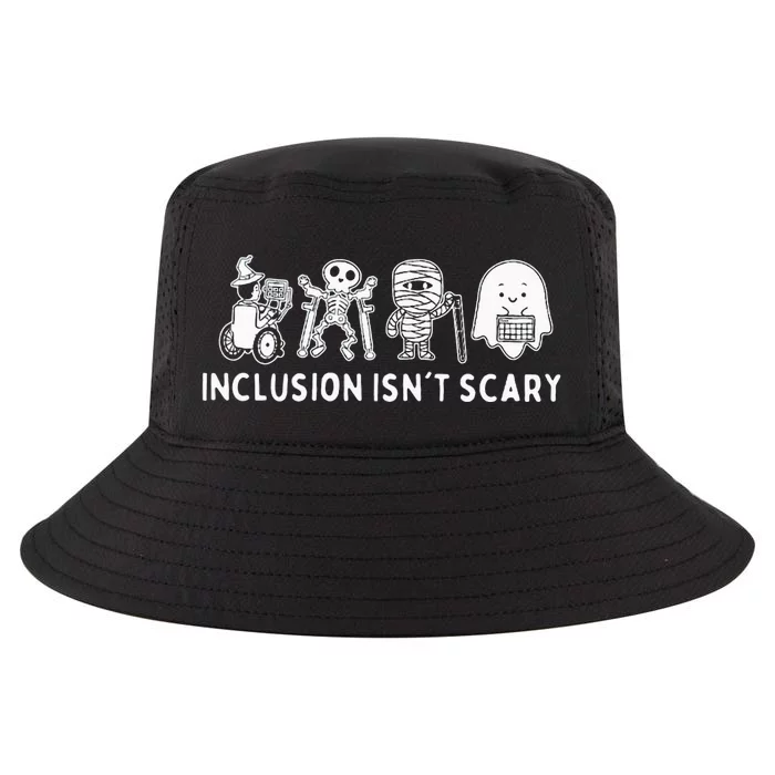 Inclusion IsnT Scary Teacher Skeleton Ghost Cool Comfort Performance Bucket Hat