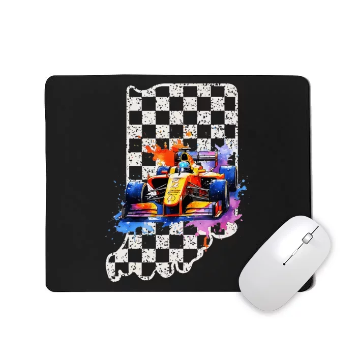 Indianapolis Indiana State 500 Race Car Formula Racing Car Mousepad