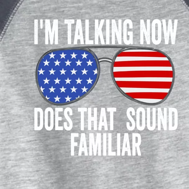 IM Im Speaking Now Does It Sound Familiar Trump Vance 2024 Funny Gift Toddler Fine Jersey T-Shirt