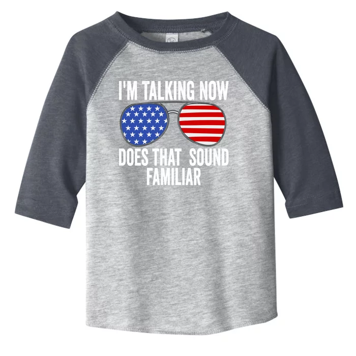 IM Im Speaking Now Does It Sound Familiar Trump Vance 2024 Funny Gift Toddler Fine Jersey T-Shirt