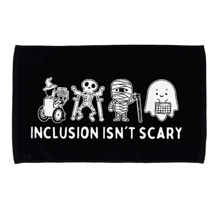 Inclusion IsnT Scary Teacher Skeleton Ghost Cute Gift Microfiber Hand Towel