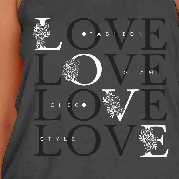 Inspire In Style Love For Fashion Women's Knotted Racerback Tank