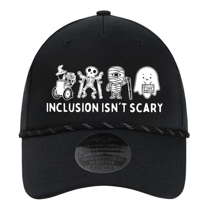 Inclusion Isnt Scary Teacher Skeleton Ghost Cute Halloween Performance The Dyno Cap