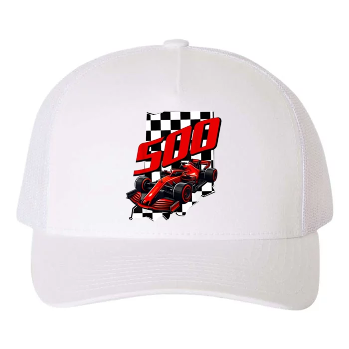 Indianapolis Indiana State 500 Race Car Formula Racing Car Gift Yupoong Adult 5-Panel Trucker Hat