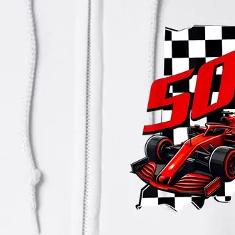 Indianapolis Indiana State 500 Race Car Formula Racing Car Gift Full Zip Hoodie