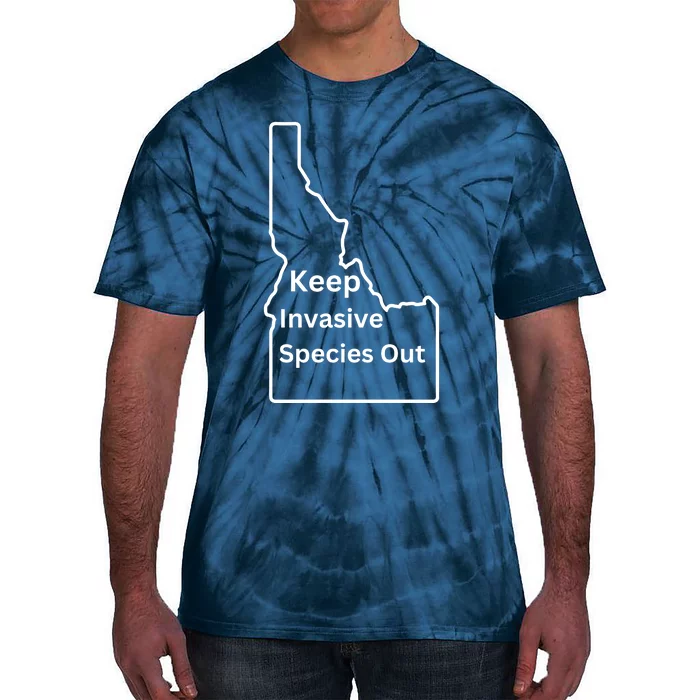 Idaho Invasive Species Out Tie-Dye T-Shirt