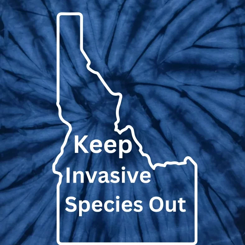 Idaho Invasive Species Out Tie-Dye T-Shirt