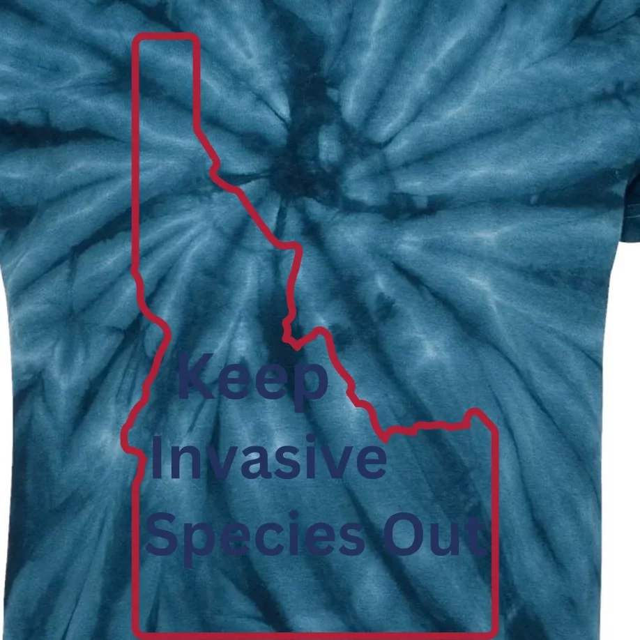 Idaho Invasive Species Out Kids Tie-Dye T-Shirt