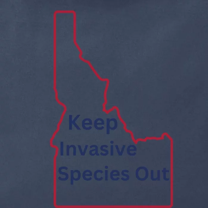 Idaho Invasive Species Out Zip Tote Bag