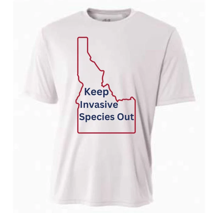 Idaho Invasive Species Out Cooling Performance Crew T-Shirt