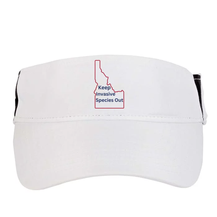 Idaho Invasive Species Out Adult Drive Performance Visor