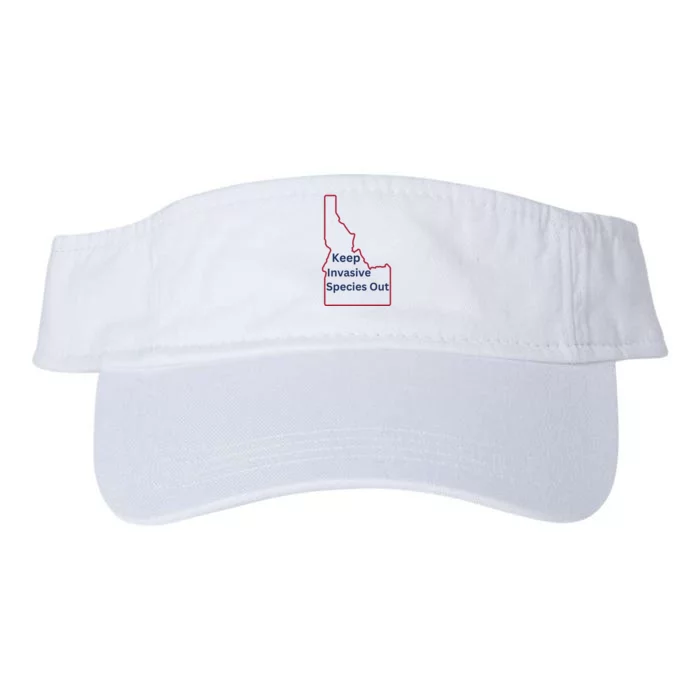 Idaho Invasive Species Out Valucap Bio-Washed Visor