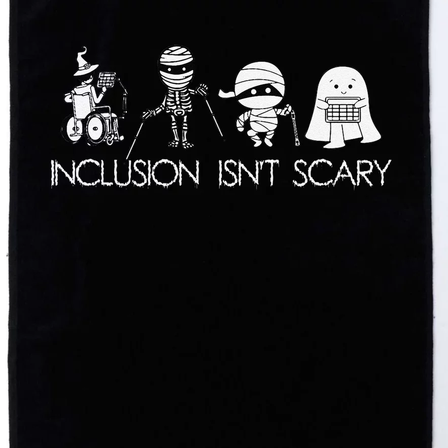 Inclusion IsnT Scary Slp Halloween Sped Teacher Ghost Mummy Gift Platinum Collection Golf Towel