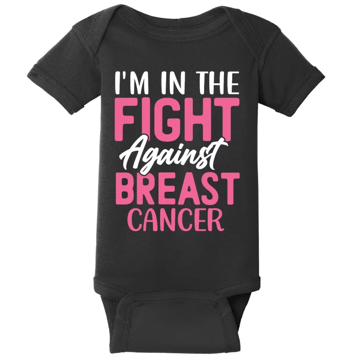 I'm In The Fight Against Breast Cancer Baby Bodysuit