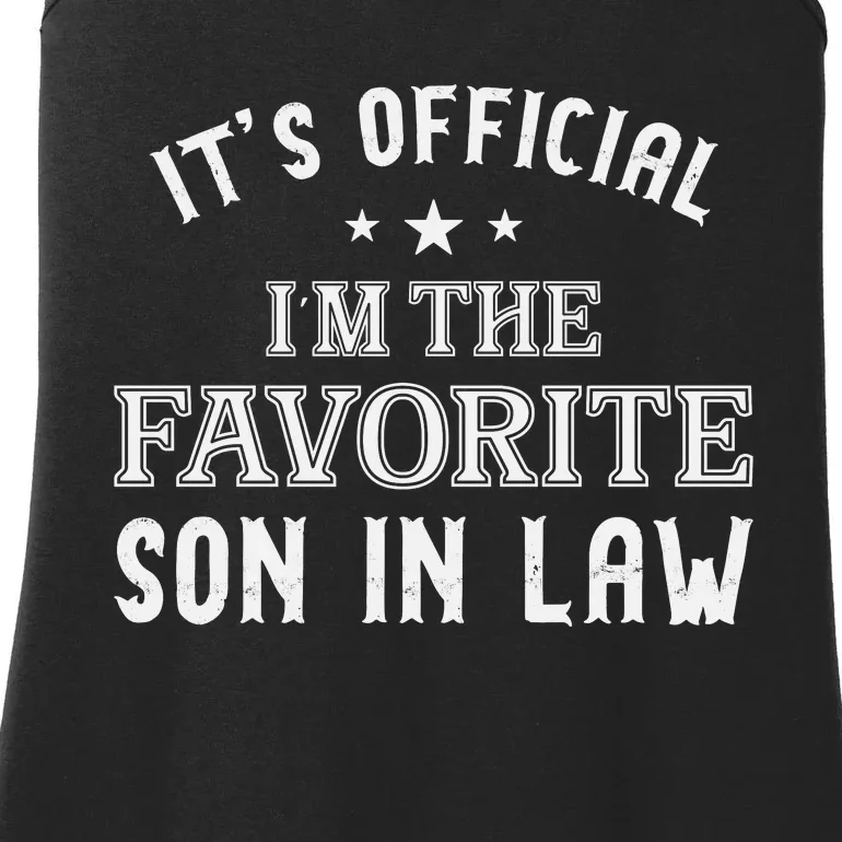 It’s I’m The Favorite Son In Law Ladies Essential Tank