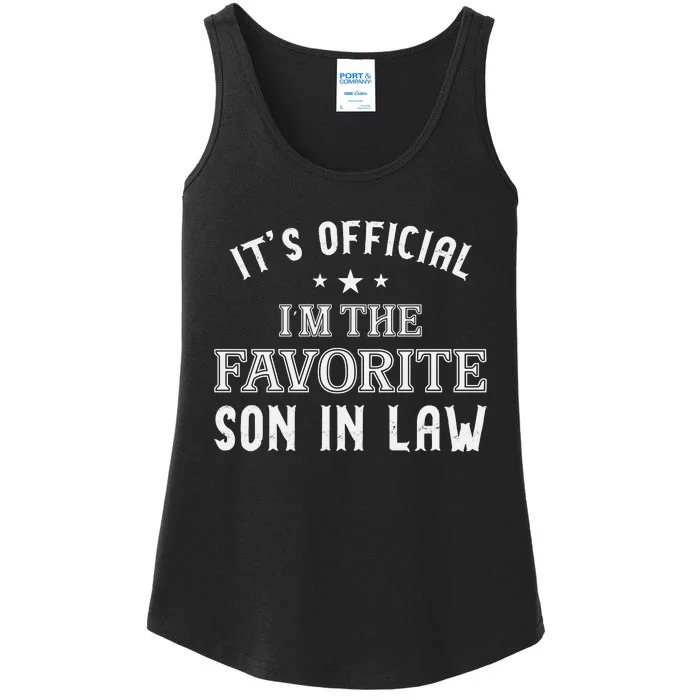 It’s I’m The Favorite Son In Law Ladies Essential Tank