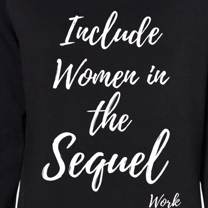 Include In The Sequel Gift Womens California Wash Sweatshirt