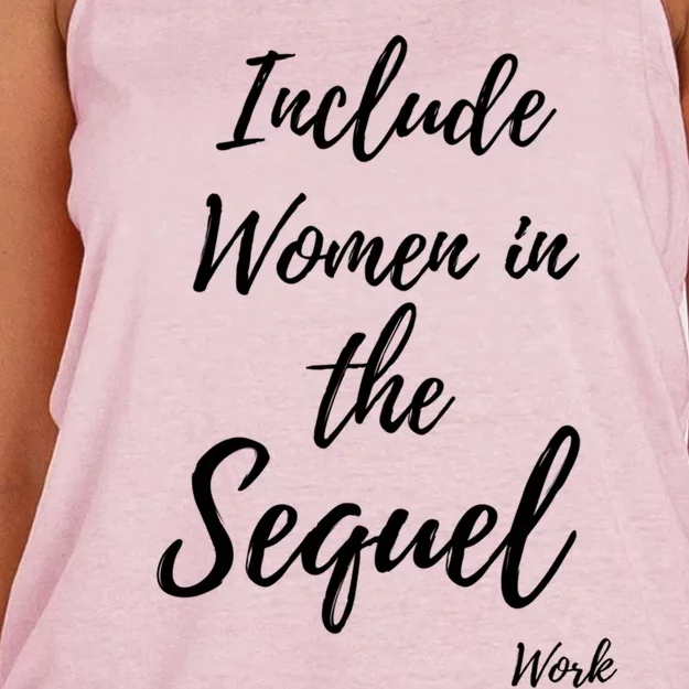 Include In The Sequel Gift Women's Knotted Racerback Tank