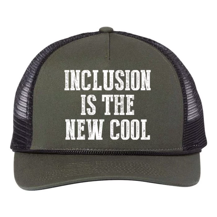 Inclusion Is The New Cool For Special Educators Awareness Gift Retro Rope Trucker Hat Cap