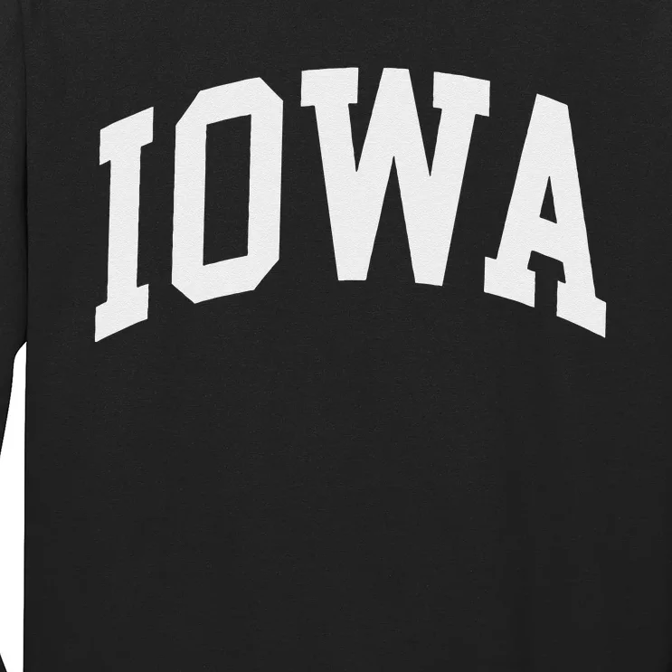 Iowa IA Throwback Classic Long Sleeve Shirt