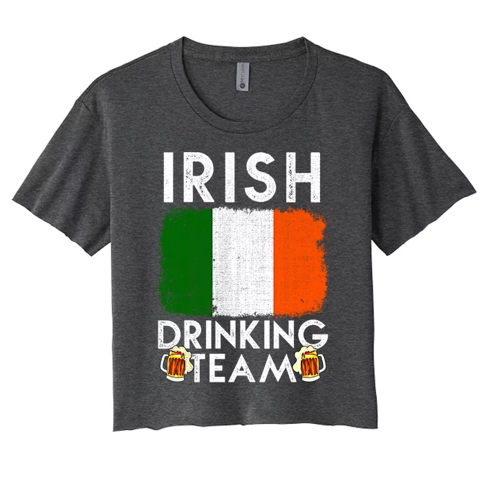 Ireland Ing Team Design Irish Ing Team Cool Gift Women's Crop Top Tee