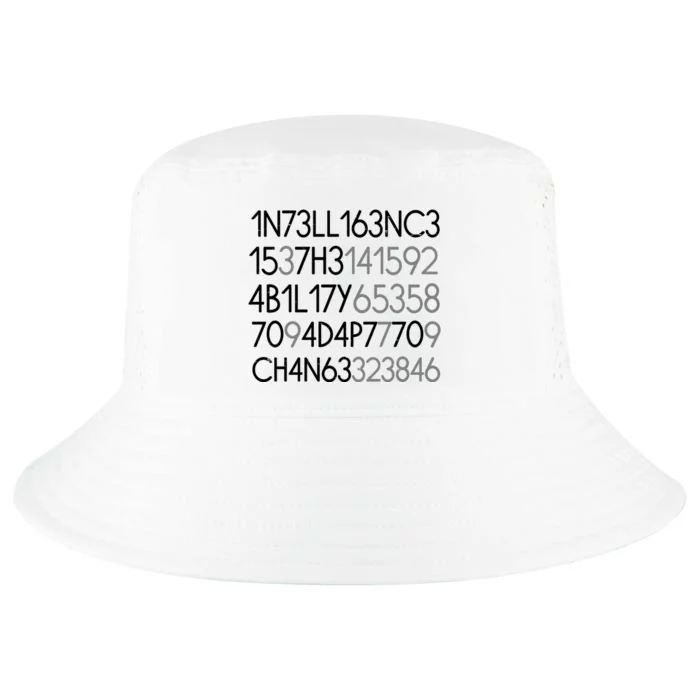 Intelligence Is The Ability To Adapt To Change Cool Comfort Performance Bucket Hat