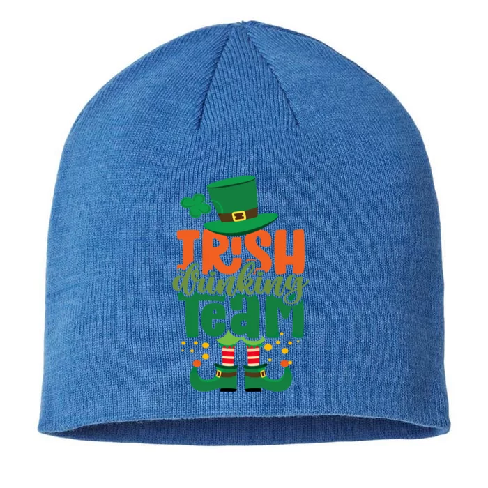 Irish Ing Team Funny St Patrick's Day Gift Irish Beer Great Gift 8 1/2in Sustainable Knit Beanie