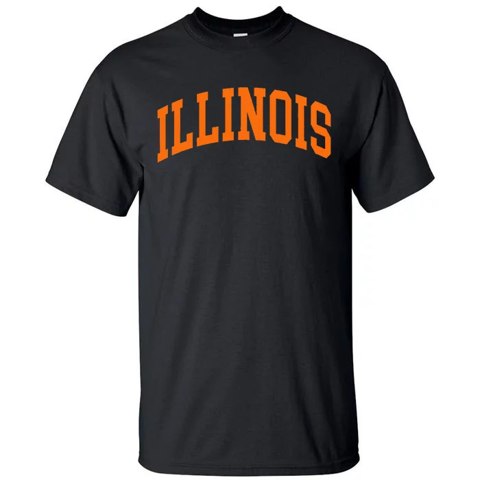 Illinois Il Throwback Design Classic Tall T-Shirt