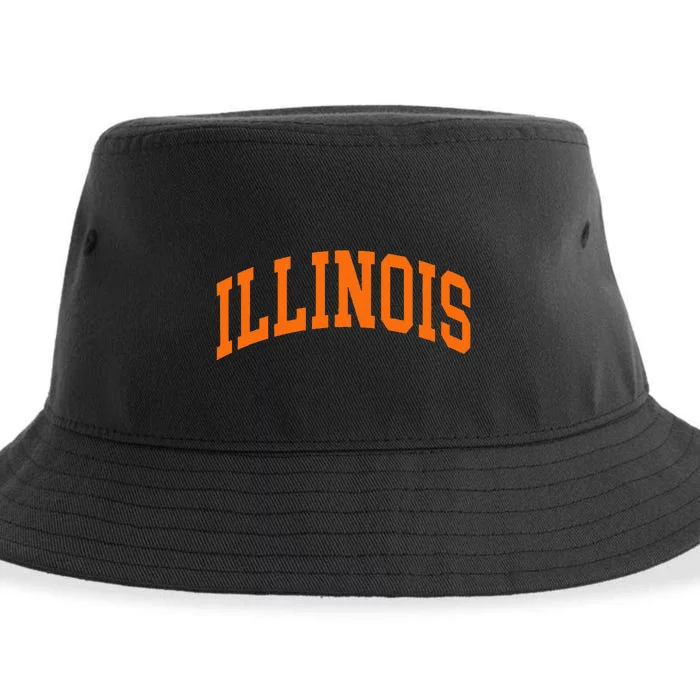 Illinois Il Throwback Design Classic Sustainable Bucket Hat