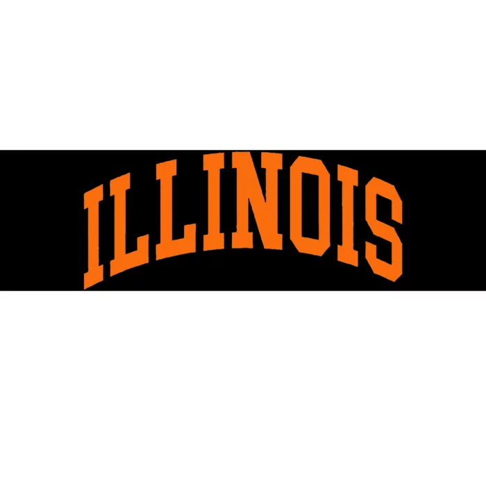 Illinois Il Throwback Design Classic Bumper Sticker