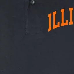 Illinois Il Throwback Design Classic Softstyle Adult Sport Polo