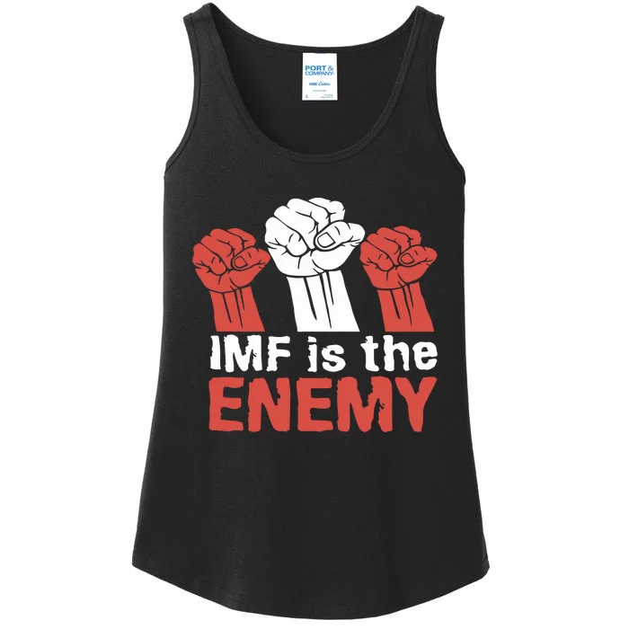 Imf Is The Enemy Ladies Essential Tank