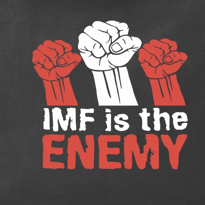 Imf Is The Enemy Zip Tote Bag